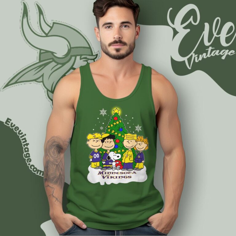 Minnesota Vikings Snoopy The Peanuts Christmas Shirt Tank Top Racerback Minnesota Vikings Snoopy The Peanuts Christmas Shirt Tank Top Racerback