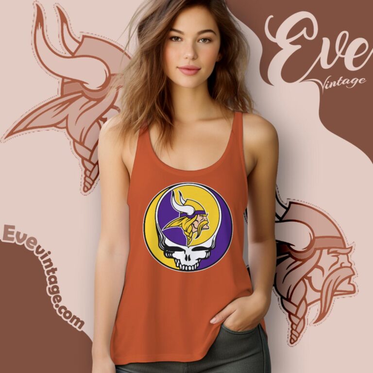 Minnesota Vikings Steal Your Face Grateful Dead Shirt Tank Top Racerback Minnesota Vikings Steal Your Face Grateful Dead Shirt Tank Top Racerback