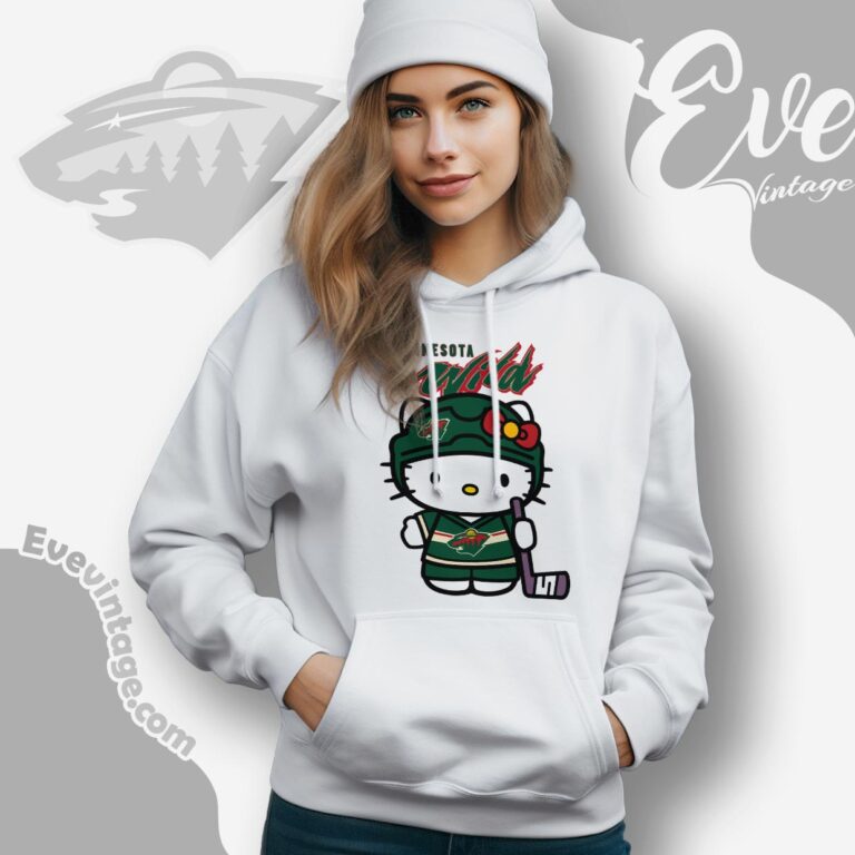 Minnesota Wild Hello Kitty Shirt Hoodie Minnesota Wild Hello Kitty Shirt Hoodie