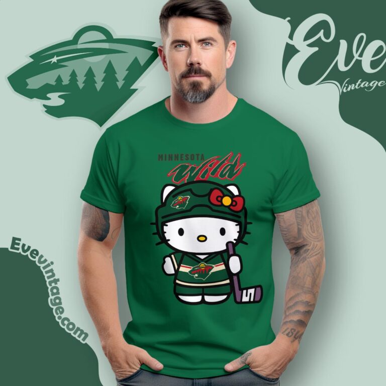 Minnesota Wild Hello Kitty Shirt T shirt Minnesota Wild Hello Kitty Shirt T shirt
