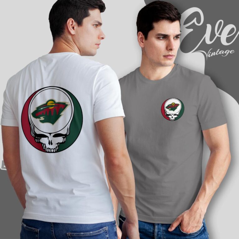 Minnesota Wild Steal Your Face Grateful Dead Shirt T Shirt Minnesota Wild Steal Your Face Grateful Dead Shirt T Shirt