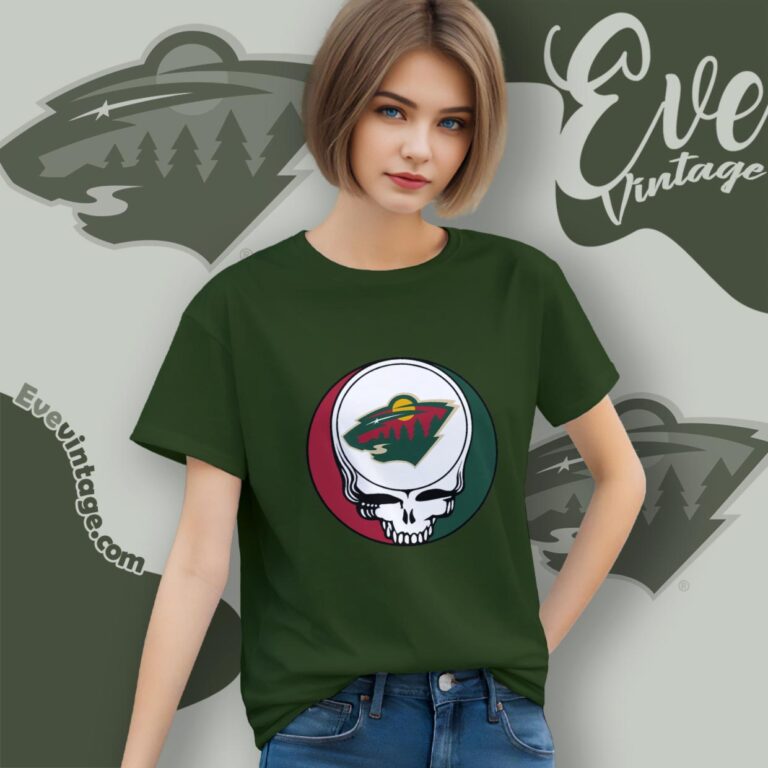 Minnesota Wild Steal Your Face Grateful Dead Shirt Women T Shirt Minnesota Wild Steal Your Face Grateful Dead Shirt Women T Shirt