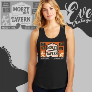 Moezy Inn Tavern Shirt Washington Dive Bar Tank Top Racerback