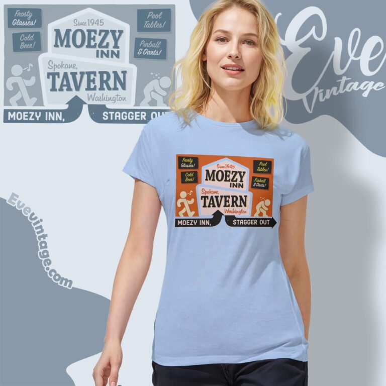 Moezy Inn Tavern Shirt Washington Dive Bar Women T shirt Moezy Inn Tavern Shirt Washington Dive Bar Women T shirt
