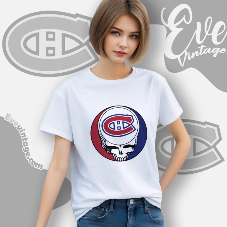Montreal Canadiens Steal Your Face Grateful Dead Shirt Women T Shirt Montreal Canadiens Steal Your Face Grateful Dead Shirt Women T Shirt