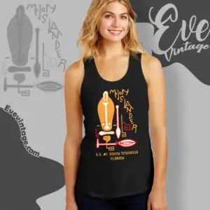 Moon Islander Shirt Titusville Fl Tiki Bar Tank Top Racerback