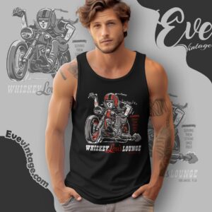 Motorcycle Whiskey Lou’s Lounge Shirt – Orlando Florida Dive Bar Tee
