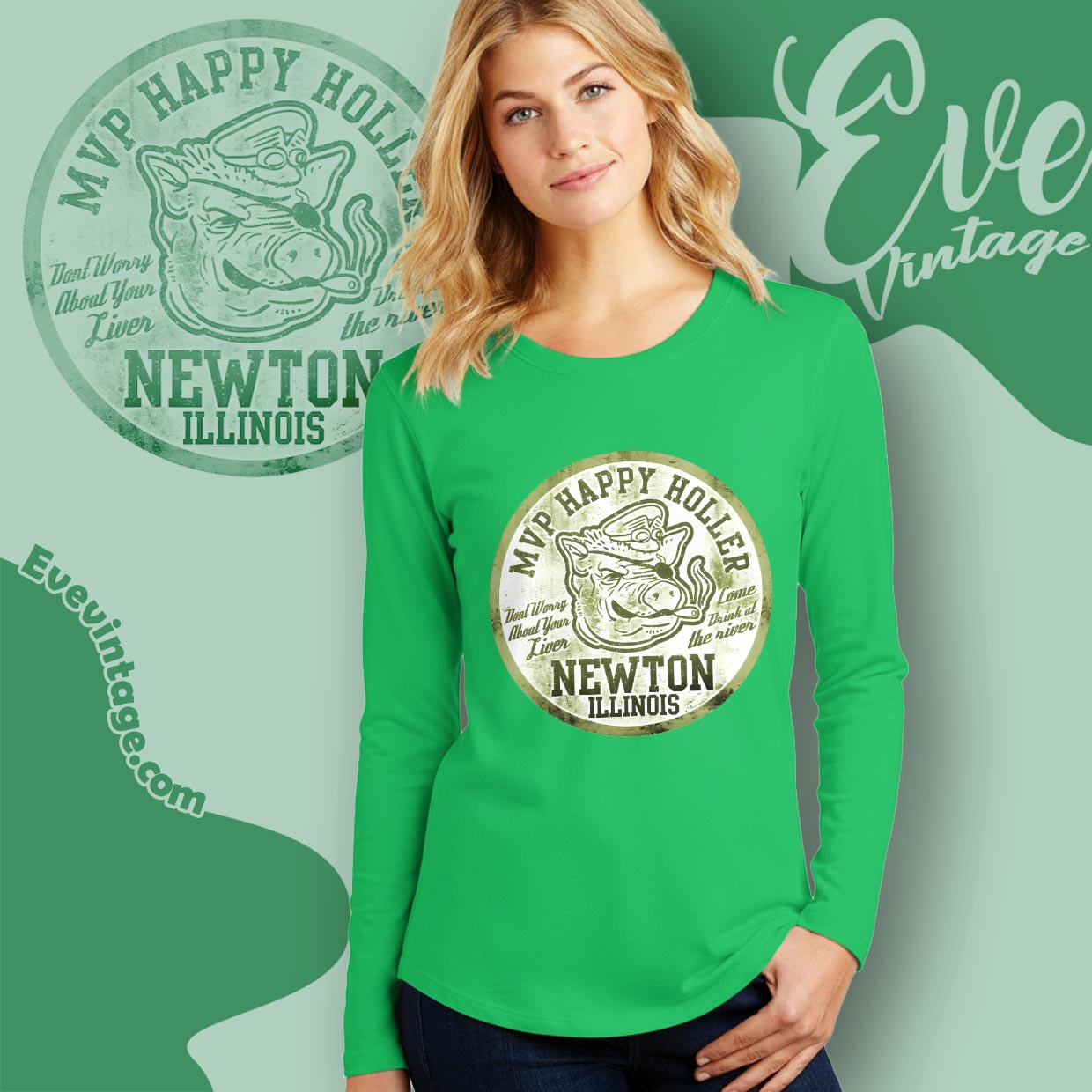 MVP Happy Holler Shirt – Newton IL Dive Bar Tee MVP Happy Holler Shirt – Newton IL Dive Bar Tee