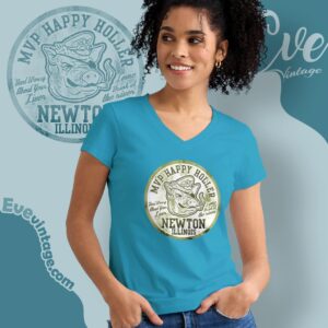 MVP Happy Holler Shirt - Newton IL Dive Bar Tee 2 Mvp Happy Holler Shirt Newton Il Dive Bar V Neck TShirt