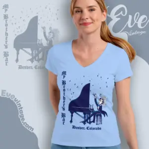 My Brothers Bar Shirt Denver Co Dive Bar V Neck TShirt
