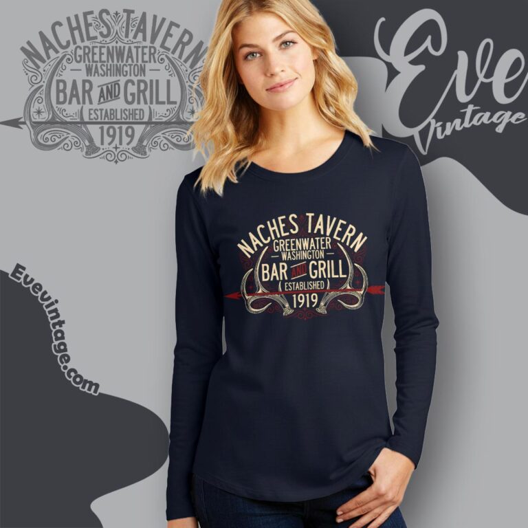 Naches Tavern Shirt Greenwater Washington Dive Bar Long Sleeve Tee Naches Tavern Shirt Greenwater Washington Dive Bar Long Sleeve Tee
