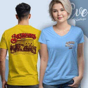 Neumann's Bar Shirt Minnesota Dive Bar V Neck TShirt