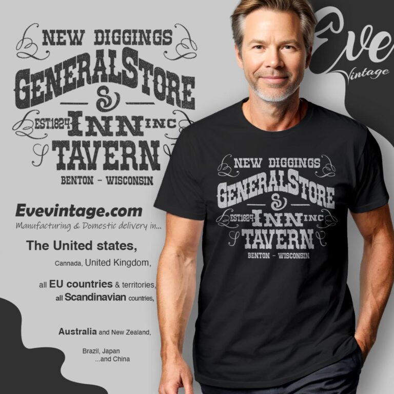 New Diggings Bar Shirt Wisconsin Dive Bar T shirt New Diggings Bar Shirt Wisconsin Dive Bar T shirt