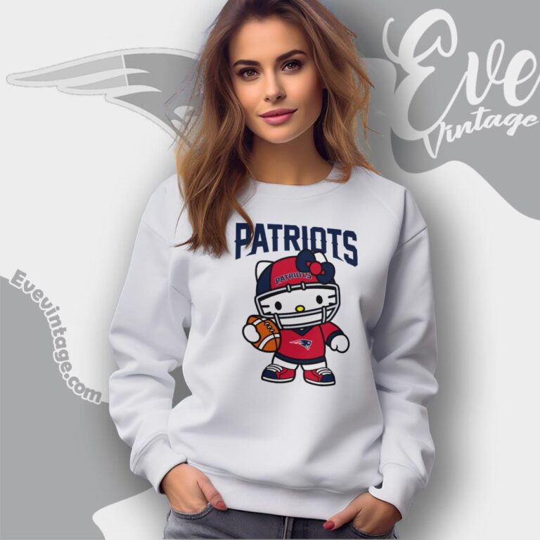 New England Patriots Hello Kitty Shirt Sweatshirt New England Patriots Hello Kitty Shirt Sweatshirt