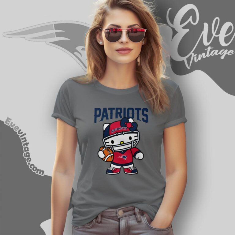 New England Patriots Hello Kitty Shirt Women T Shirt New England Patriots Hello Kitty Shirt Women T Shirt