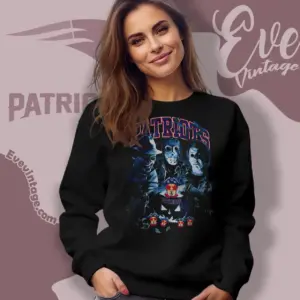 New England Patriots Horror Halloween Sweatshirt