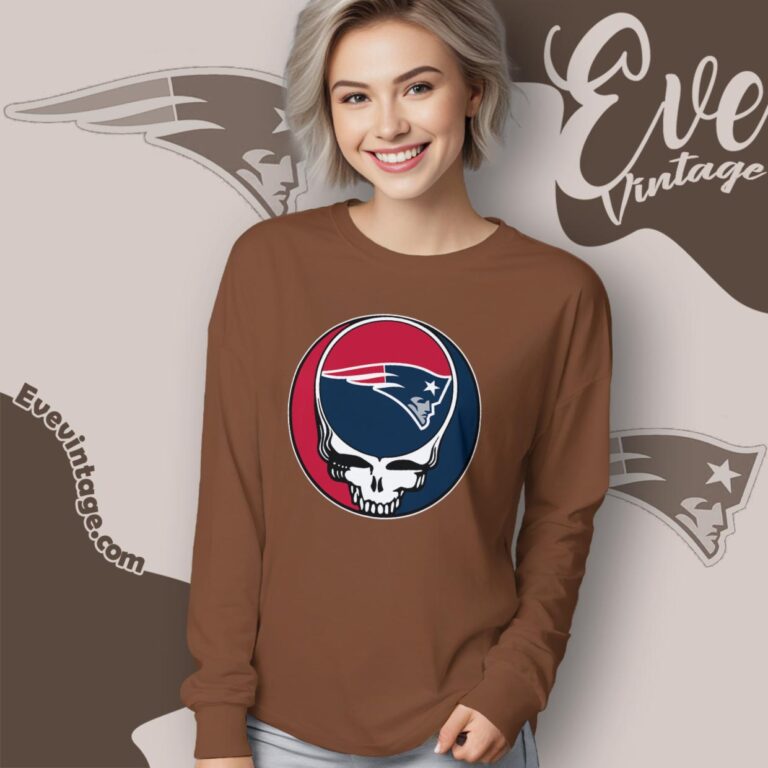 New England Patriots Steal Your Face Grateful Dead Shirt Long Sleeve Tee New England Patriots Steal Your Face Grateful Dead Shirt Long Sleeve Tee