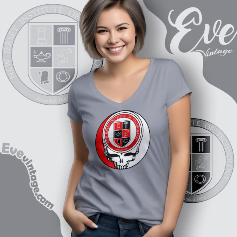 New Jersey Institute Of Technology Steal Your Face Grateful Dead Shirt V Neck TShirt New Jersey Institute Of Technology Steal Your Face Grateful Dead Shirt V Neck TShirt