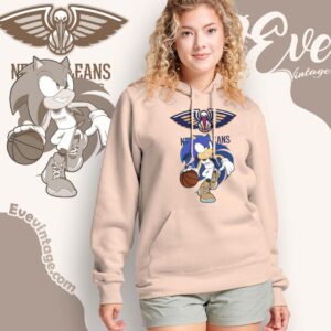New Orleans Pelicans Sonic The Hedgehog Shirt Hoodie