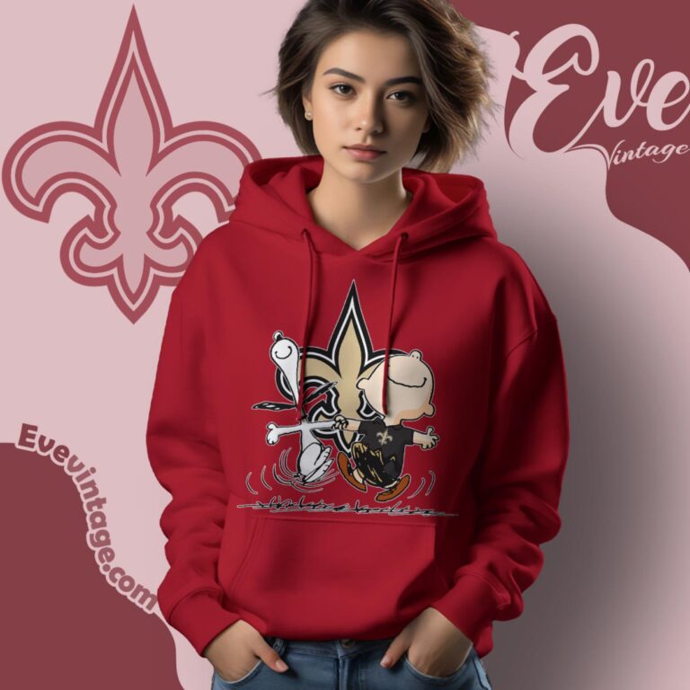 New Orleans Saints Charlie Brown Snoopy Happy Dancing Shirt Hoodie New Orleans Saints Charlie Brown Snoopy Happy Dancing Shirt Hoodie