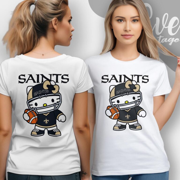 New Orleans Saints Hello Kitty Shirt T Shirt New Orleans Saints Hello Kitty Shirt T Shirt
