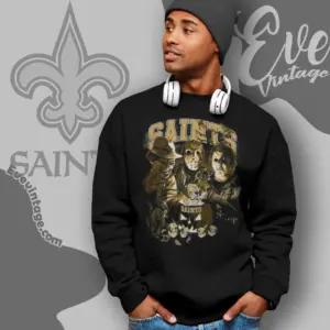 New Orleans Saints Horror Halloween Sweatshirt
