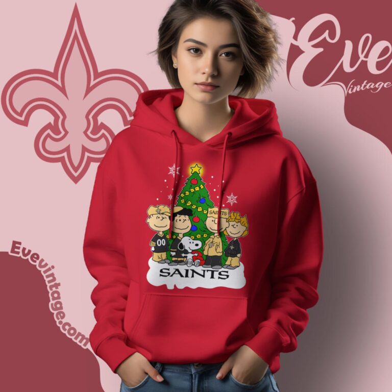 New Orleans Saints Snoopy The Peanuts Christmas Shirt Hoodie New Orleans Saints Snoopy The Peanuts Christmas Shirt Hoodie