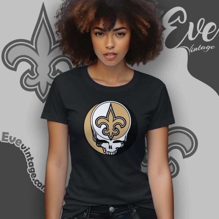 New Orleans Saints Steal Your Face Grateful Dead Shirt Women T Shirt New Orleans Saints Steal Your Face Grateful Dead Shirt Women T Shirt