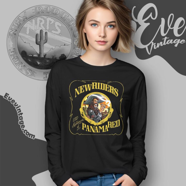 New Riders Of The Purple Sage Adventure Of Panama Red Shirt Long Sleeve Tee New Riders Of The Purple Sage Adventure Of Panama Red Shirt Long Sleeve Tee