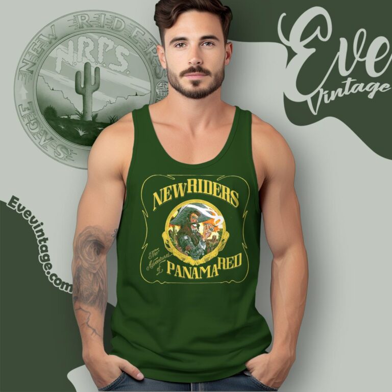 New Riders Of The Purple Sage Adventure Of Panama Red Shirt Tank Top Racerback New Riders Of The Purple Sage Adventure Of Panama Red Shirt Tank Top Racerback