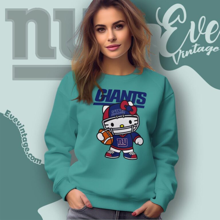 New York Giants Hello Kitty Shirt Sweatshirt New York Giants Hello Kitty Shirt Sweatshirt