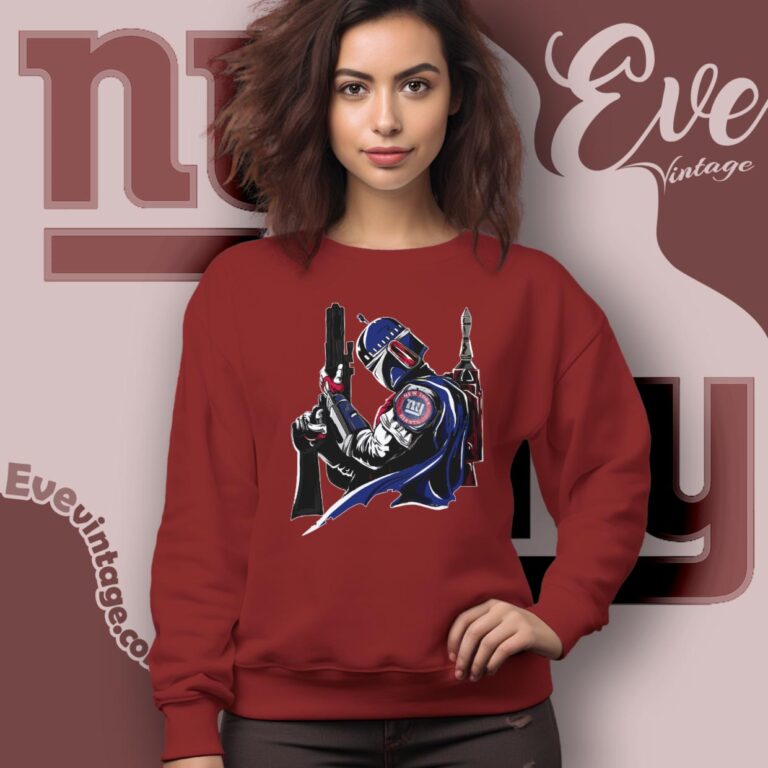 New York Giants Mandalorian Star Wars Shirt Sweatshirt New York Giants Mandalorian Star Wars Shirt Sweatshirt