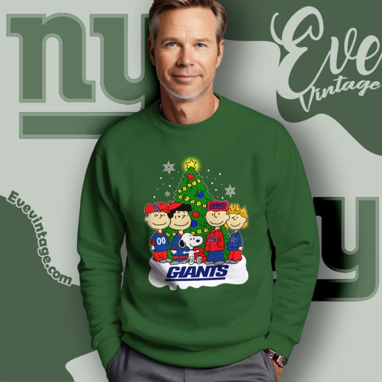 New York Giants Snoopy The Peanuts Christmas Shirt Sweatshirt New York Giants Snoopy The Peanuts Christmas Shirt Sweatshirt