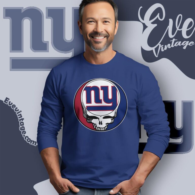 New York Giants Steal Your Face Grateful Dead Shirt Long Sleeve Tee New York Giants Steal Your Face Grateful Dead Shirt Long Sleeve Tee
