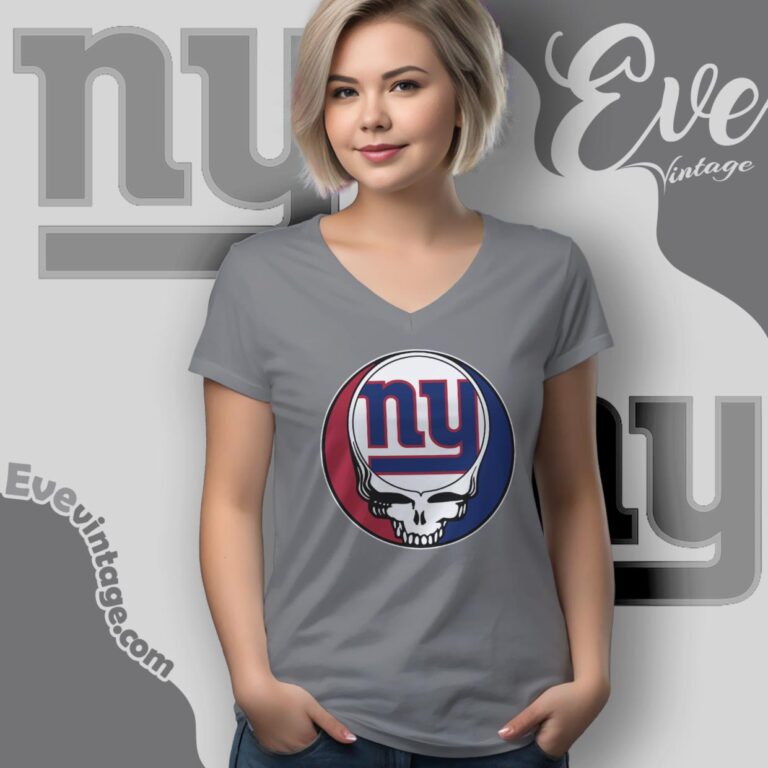 New York Giants Steal Your Face Grateful Dead Shirt V Neck TShirt New York Giants Steal Your Face Grateful Dead Shirt V Neck TShirt