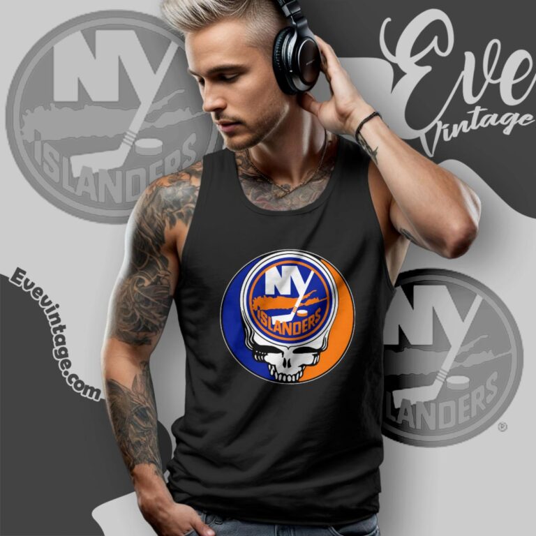 New York Islanders Steal Your Face Grateful Dead Shirt Tank Top Racerback New York Islanders Steal Your Face Grateful Dead Shirt Tank Top Racerback