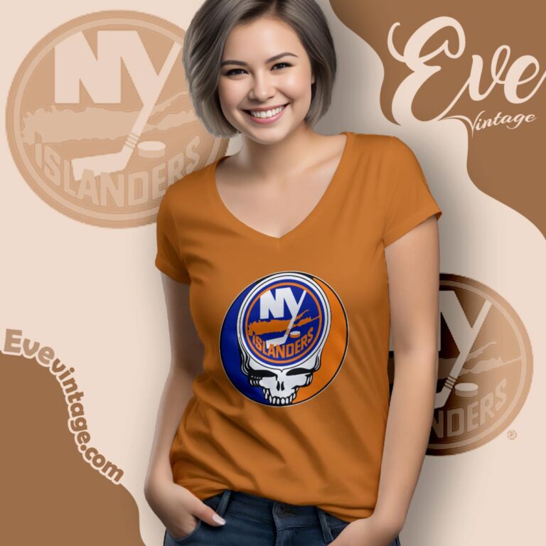 New York Islanders Steal Your Face Grateful Dead Shirt V Neck TShirt New York Islanders Steal Your Face Grateful Dead Shirt V Neck TShirt