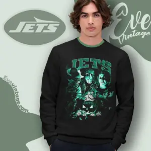 New York Jets Horror Halloween Sweatshirt