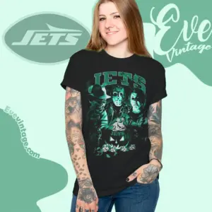 New York Jets Horror Halloween Women T shirt