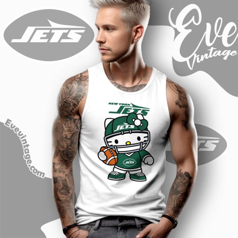 New York Jets Kitty Shirt Tank top New York Jets Kitty Shirt Tank top
