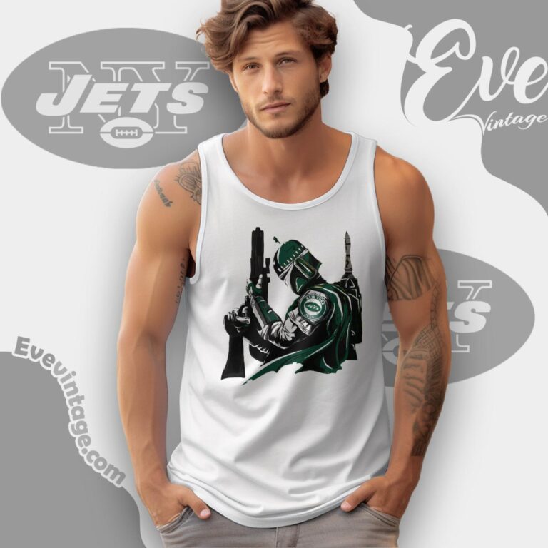 New York Jets Mandalorian Star Wars Shirt Tank Top Racerback New York Jets Mandalorian Star Wars Shirt Tank Top Racerback