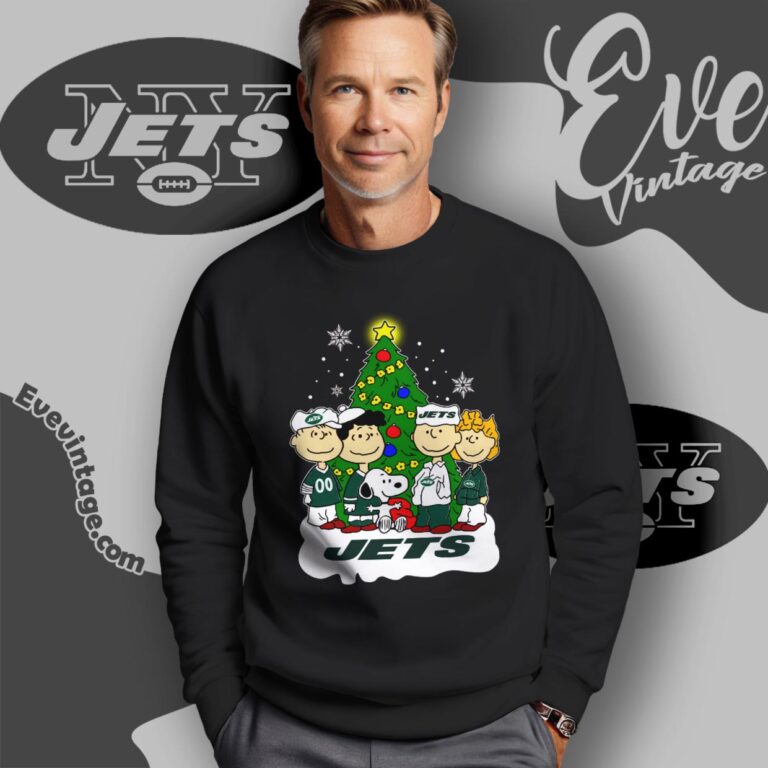 New York Jets Snoopy The Peanuts Christmas Shirt Sweatshirt New York Jets Snoopy The Peanuts Christmas Shirt Sweatshirt