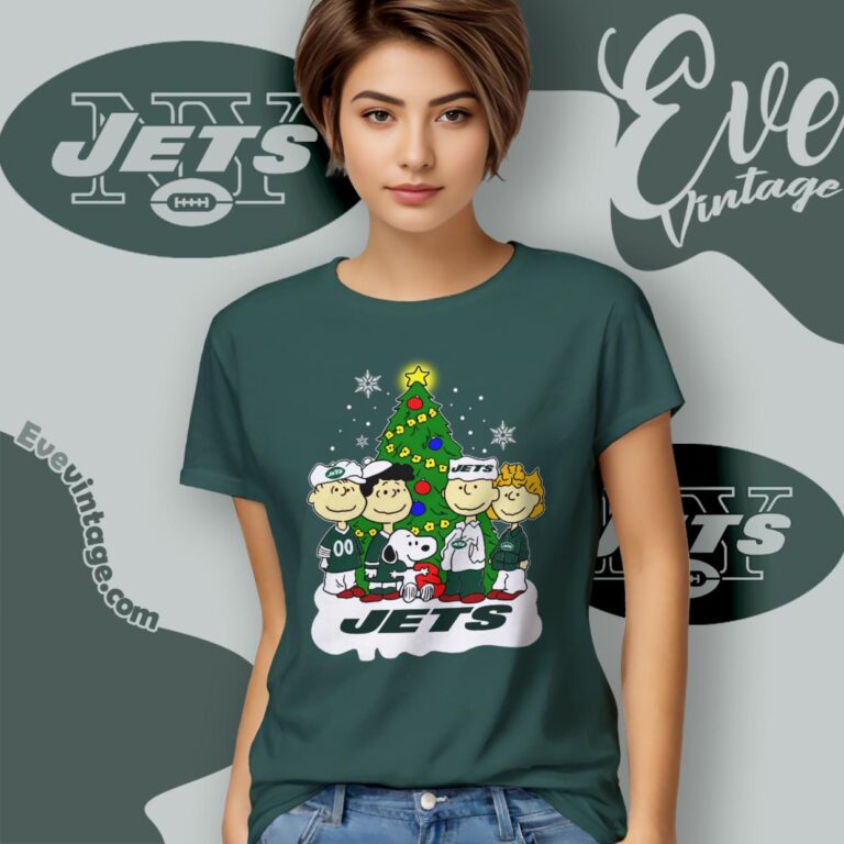 New York Jets Snoopy The Peanuts Christmas Shirt Women T Shirt New York Jets Snoopy The Peanuts Christmas Shirt Women T Shirt