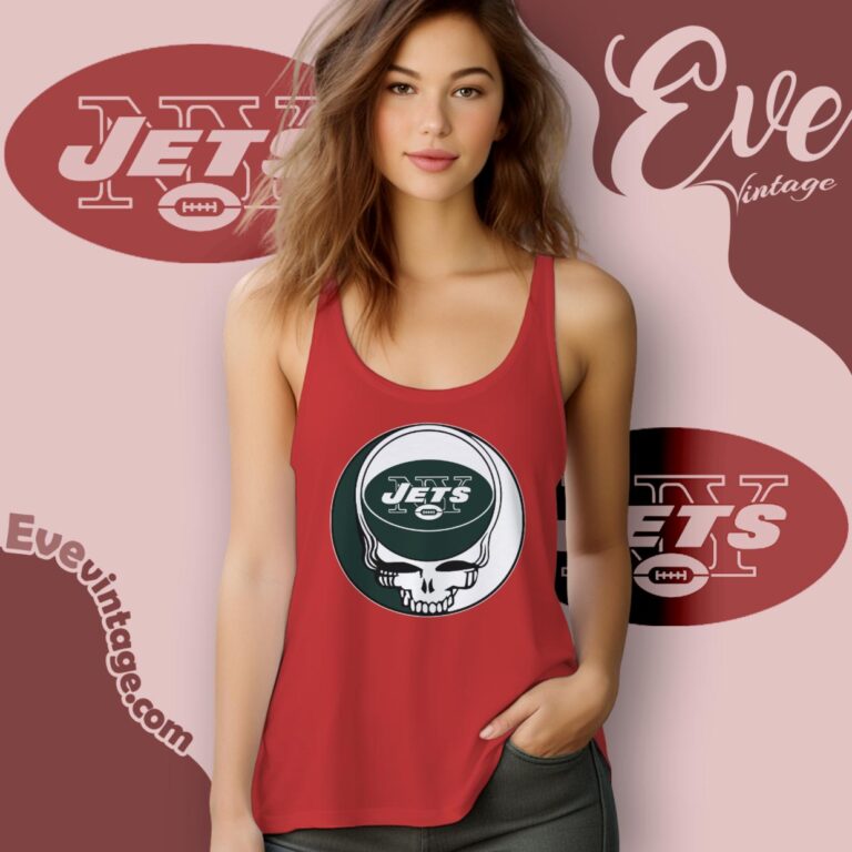 New York Jets Steal Your Face Grateful Dead Shirt Tank Top Racerback New York Jets Steal Your Face Grateful Dead Shirt Tank Top Racerback