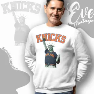 New York Knicks Championship Statue Of Liberty Sweatshirt