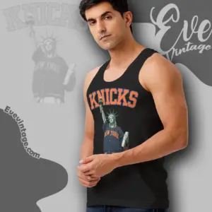 New York Knicks Championship Statue Of Liberty Tank Top Racerback