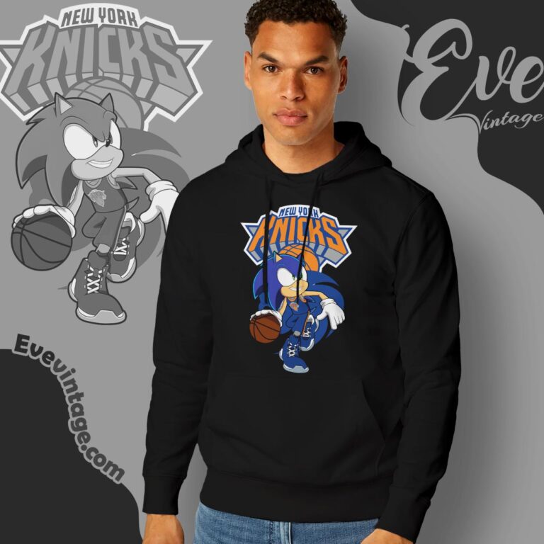 New York Knicks Sonic The Hedgehog Shirt Hoodie New York Knicks Sonic The Hedgehog Shirt Hoodie