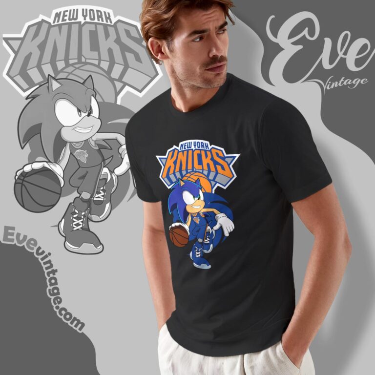 New York Knicks Sonic The Hedgehog Shirt T shirt New York Knicks Sonic The Hedgehog Shirt T shirt