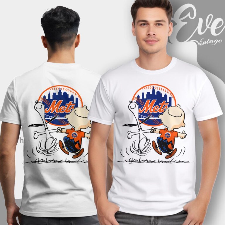 New York Mets Charlie Brown Snoopy Happy Dancing Shirt T Shirt New York Mets Charlie Brown Snoopy Happy Dancing Shirt T Shirt
