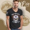 New York Mets Harley Davidson Skull Shirt